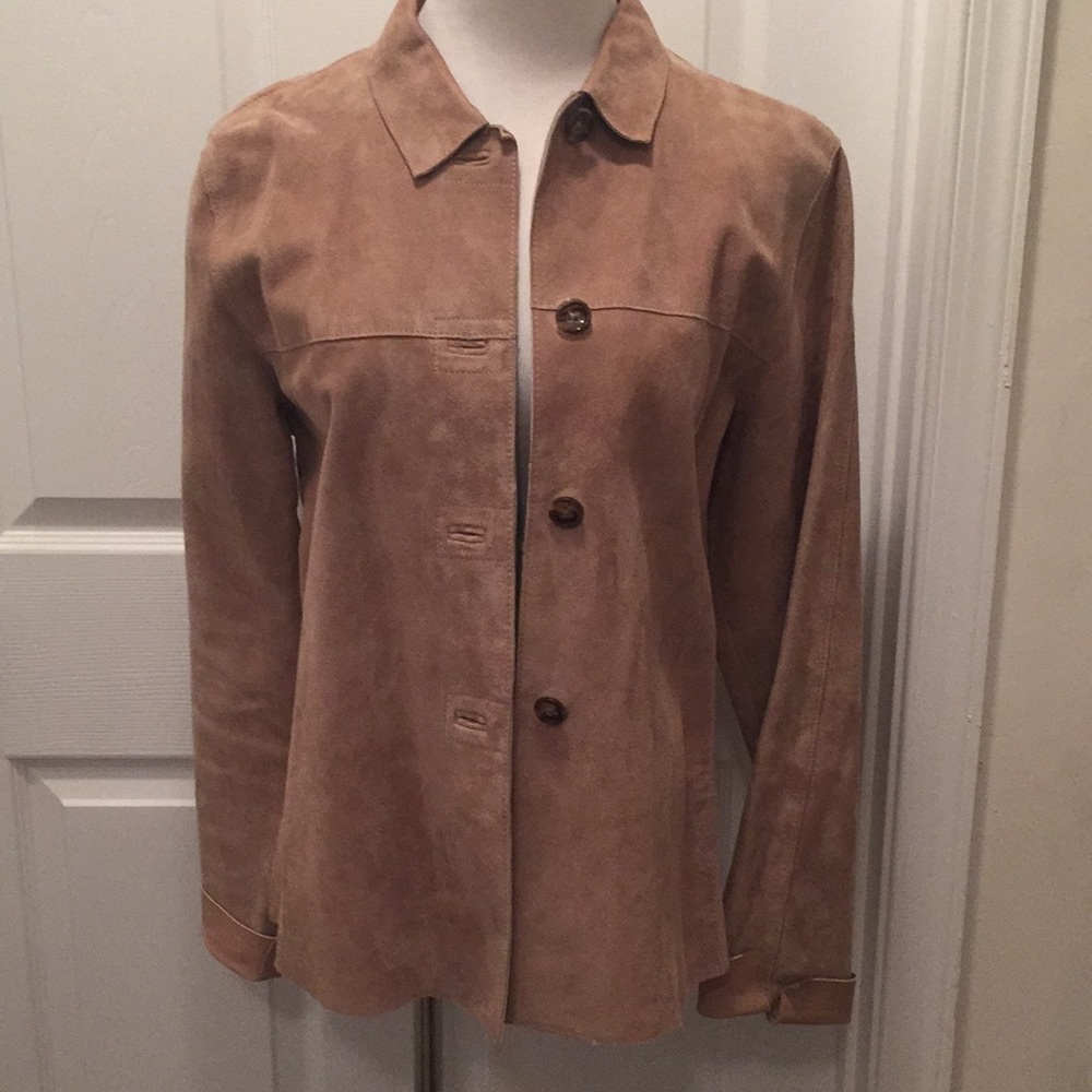 100% Leather Banana Republic light jacket